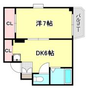 フリックコート深江の間取り画像