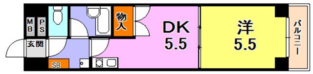 プリンスコートの間取り画像