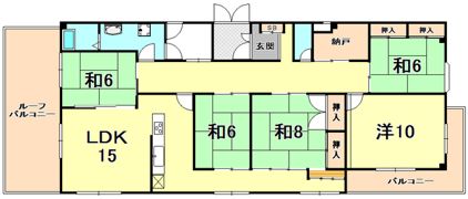 レークヒルIの間取り画像