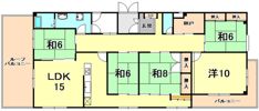レークヒルIの間取り画像