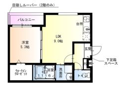 フジパレス橘公園の間取り画像
