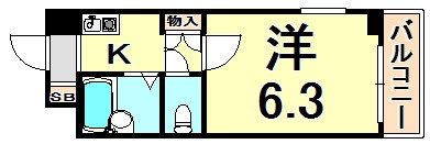KM立花の間取り画像