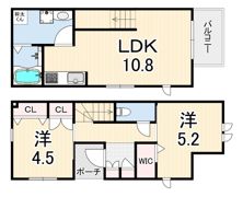 神戸市長田区御蔵通ヘーベルハウスの間取り画像
