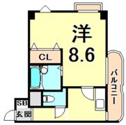 ユーコート武庫川の間取り画像