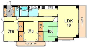 シュタインガルテン芦屋の間取り画像