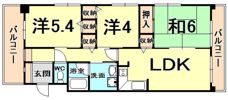 ジュエルコート甲子園口IIの間取り画像