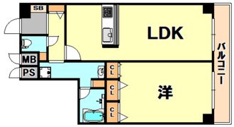 ロイヤルヒル神戸三ノ宮の間取り画像