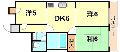 会下山サンシャインの間取り画像