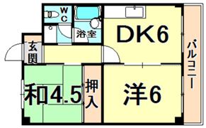 クレセントオブ六番町の間取り画像