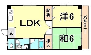 フジマンションの間取り画像