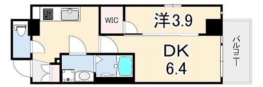 ソルテラス甲子園口クレアストの間取り画像