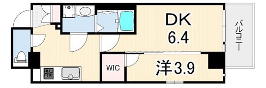 ソルテラス甲子園口クレアストの間取り画像