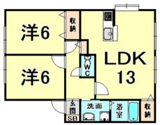 パークハイムの間取り画像