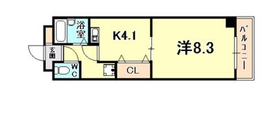 AUBE918の間取り画像