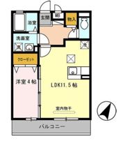 オッツ荒牧南の間取り画像