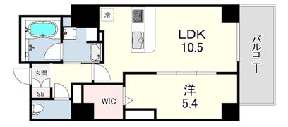 オリーブ西宮北口の間取り画像