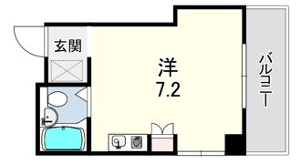 ヴィラサンローズの間取り画像