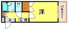 住吉スカイブルーの間取り画像