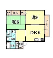 ハイツ大市の間取り画像