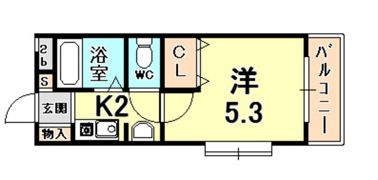 ステラハウス4－600の間取り画像