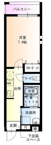 フジパレス阪急武庫之荘III番館の間取り画像
