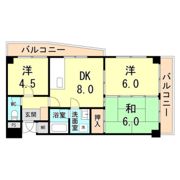 ガイ御影の間取り画像