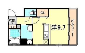 ウォームスヴィル神戸元町JPの間取り画像