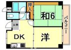 VILLA六甲道の間取り画像