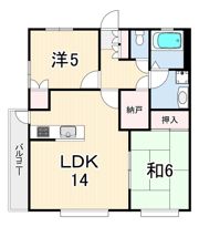 ヘーベル青木の間取り画像