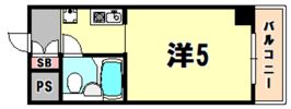 ライオンズマンション三宮の間取り画像