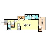 プレジール三ノ宮IIIの間取り画像