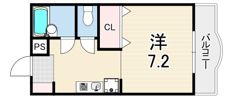 ウッディ六甲の間取り画像