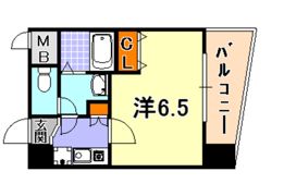 ラナップスクエア神戸県庁前の間取り画像