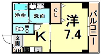 ボヌール伊丹の間取り画像