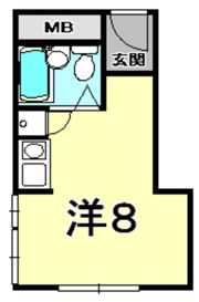クリフサイド西岡本の間取り画像