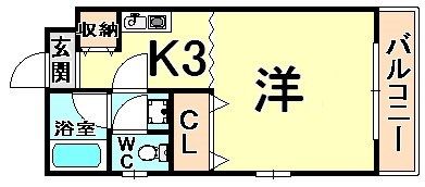 メゾングリックの間取り画像