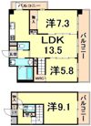 COMODO PLACEの間取り画像