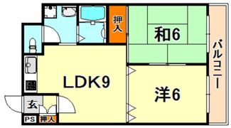 カンタル御影の間取り画像