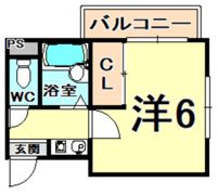 ワンズ仁川の間取り画像