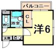 ワンズ仁川の間取り画像