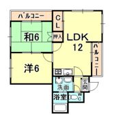 パレス新甲陽の間取り画像
