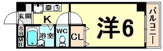ハッピー塚口の間取り画像