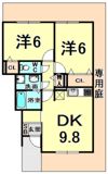 加藤タウンハウス Dの間取り画像
