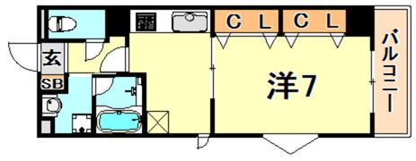 タカマツ神戸駅南通の間取り画像