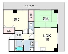 ビエント六甲の間取り画像