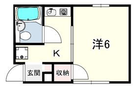 下山手ハイツの間取り画像