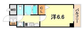 エステムコート三宮EASTIIリベルテの間取り画像