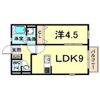 VIEW北名次の間取り画像