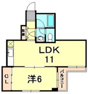 コスモ深江北町の間取り画像