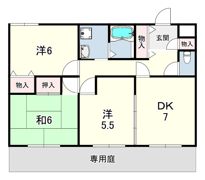 ハイム屋敷本の間取り画像